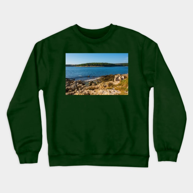 Medulin Coast in Istria, Croatia Crewneck Sweatshirt by jojobob